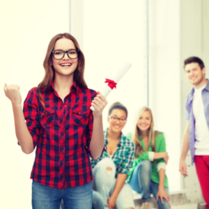 back2school Nachhilfe Neuss glückliche Abiturienten bestandene Prüfung